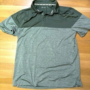 Walter Hagen Dri Fit Golf shirt. Size Large. Green and green/grey.